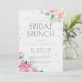 Bridal Brunch Party Uitnodiging (Staand voorkant)