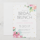 Bridal Brunch Party Uitnodiging (Voorkant / Achterkant)