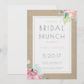 Bridal Brunch Party Uitnodiging (Voorkant / Achterkant)