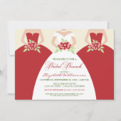 Bridal Brunch (rood) Kaart (Voorkant)