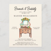Bridal Brunch Rustic Sunflower Shower Briefkaart (Voorkant)