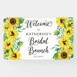 Bridal Brunch Shower Boho Sunflower   Eucalyptus Spandoek