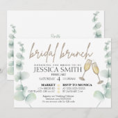 Bridal Brunch Shower Kaart (Voorkant / Achterkant)