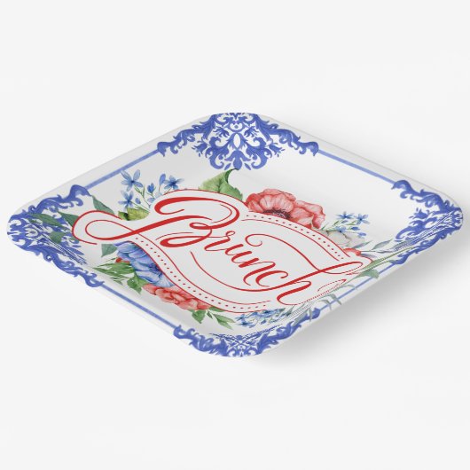 Bridal Brunch | Shower Papieren Bordje (Gebogen)