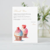 Bridal Brunch Vrijgezellenfeest Dank u kaart (Staand voorkant)