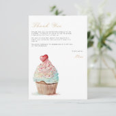 Bridal Brunch Vrijgezellenfeest Dank u kaart (Staand voorkant)