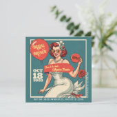 Bridal Brunch vrijgezellenfeest Kaart (Staand voorkant)