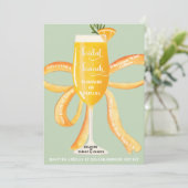 Bridal Brunch Vrijgezellenfeest Kaart (Staand voorkant)