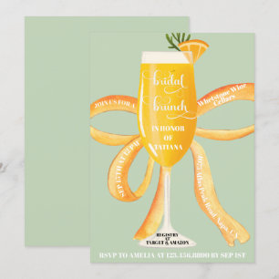 Bridal Brunch Vrijgezellenfeest Kaart