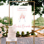 Bridal Brunch Waterverf Blush Welcome Sign Poster<br><div class="desc">Prachtige waterverf,  blush champagne flute design,  ideaal voor een romantisch vrijgezellenfeest! U kunt het gemakkelijk aanpassen.</div>