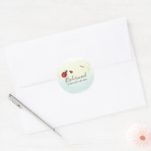 Bridal BUDGET - PARTIJ LADYBUGS Ronde Sticker (Envelop)