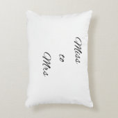 Bridal canvas tas accent kussen (Voorkant(Verticaal))