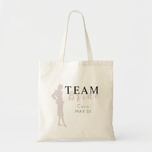 Bridal Canvas tas Bridal van de Partij van de Brid (Voorkant)