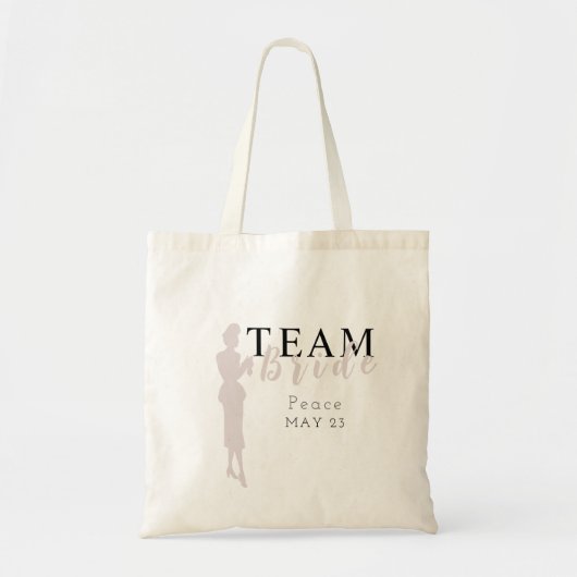 Bridal Canvas tas Bridal van de Partij van de Brid (Voorkant)