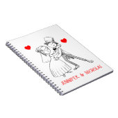 Bridal Cartoon bruin bruin bruin bruin bruin bruin Notitieboek (Rechterzijde)