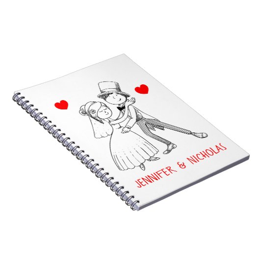 Bridal Cartoon bruin bruin bruin bruin bruin bruin Notitieboek (Rechterzijde)