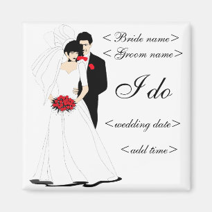 Bridal Couple Magneet