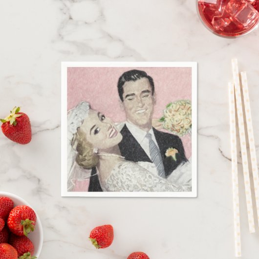  bridal Couple Servetten (Insitu)