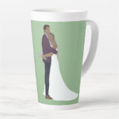 Bridal Couple, skin tones medium Latte Mok (Rechterhoek)