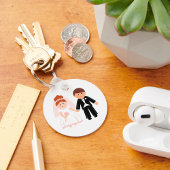 Bridal Couple Sleutelhanger