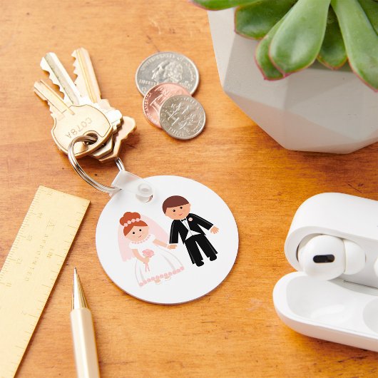 Bridal Couple Sleutelhanger