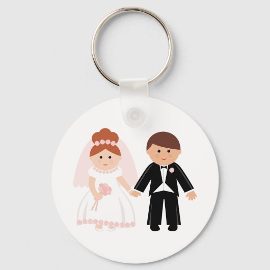 Bridal Couple Sleutelhanger (Achterkant)
