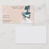 Bridal Couture, Bridal Draag, design voor bruiloft Visitekaartje (Voorkant / Achterkant)