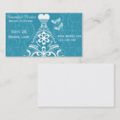 Bridal Couture, Bridal Draag, design voor bruiloft Visitekaartje (Voorkant / Achterkant)