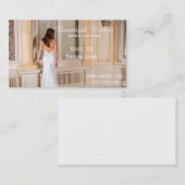 Bridal Couture, Bridal Draag, design voor bruiloft Visitekaartje (Voorkant / Achterkant)