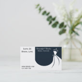 Bridal Couture, Bridalkleding, design voor weddens Visitekaartje (Staand voorkant)