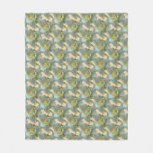 Bridal Crown Daffodil Pattern Cust. Fleece Blanket (Voorkant)
