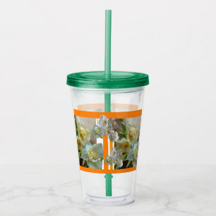 Bridal Crown Daffodils Design Acryltumbler Acryl Drinkbeker