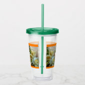 Bridal Crown Daffodils Design Acryltumbler Acryl Drinkbeker (Rechts)