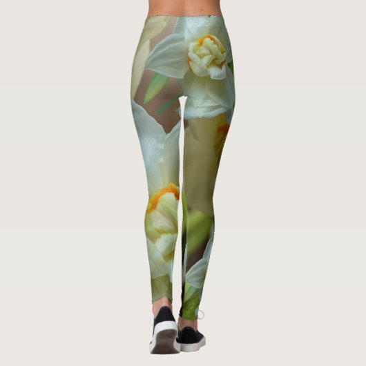 Bridal Crown Daffodils Design Legging (Achterkant)