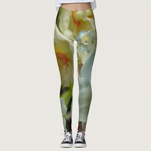 Bridal Crown Daffodils Design Legging (Voorkant)