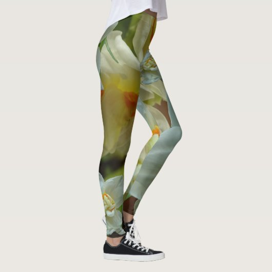 Bridal Crown Daffodils Design Legging (Rechts)