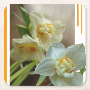 Bridal Crown Daffodils Design Paper Onderzetter