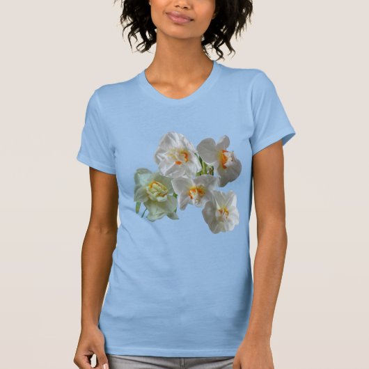 Bridal Crown Daffodils Design T-Shirt (Voorkant)