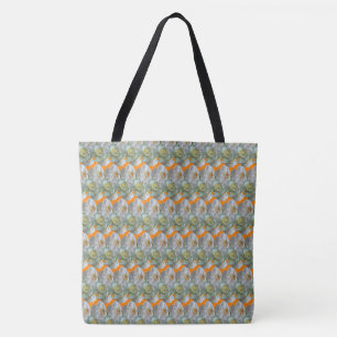 Bridal Crown Daffodils Pattern Canvas tas