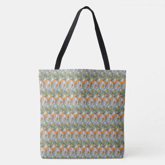 Bridal Crown Daffodils Pattern Canvas tas (Voorkant)