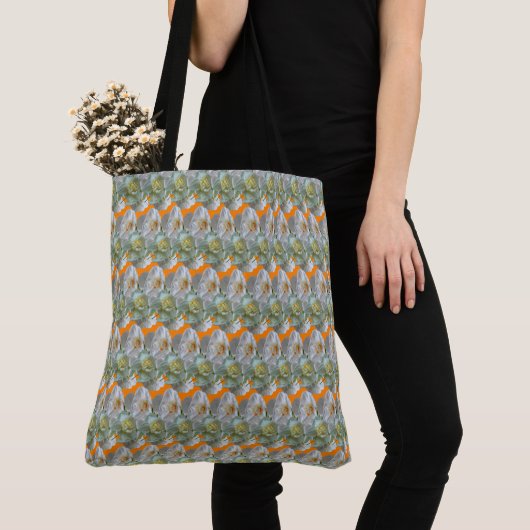 Bridal Crown Daffodils Pattern Canvas tas (Dichtbij)