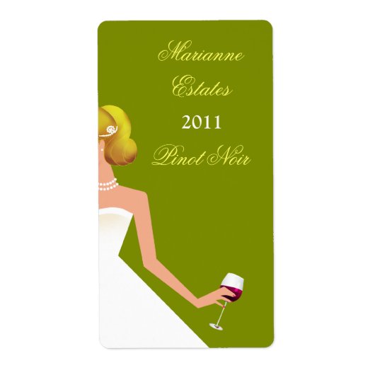 Bridal douche uitnodiging label (Voorkant)