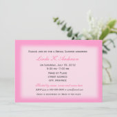 Bridal doucheuitnodiging, voeg je foto toe kaart (Staand voorkant)