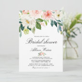 Bridal doucheuitnodigkaart kaart (Staand voorkant)