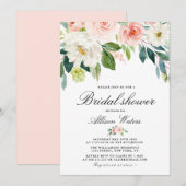 Bridal doucheuitnodigkaart kaart (Voorkant / Achterkant)
