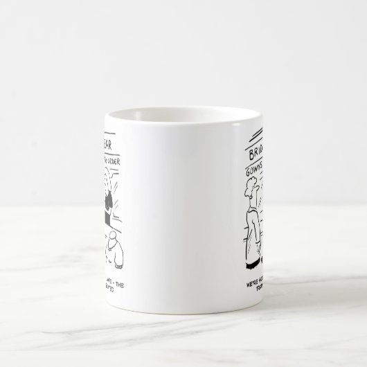 Bridal Draag het excuus van Winkelassistent Koffiemok (Center)