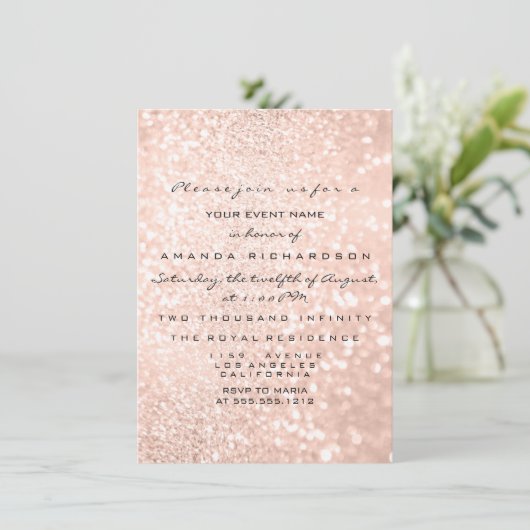 Bridal Dress Roos VIP Blush Roos Diamond Kaart (Staand voorkant)