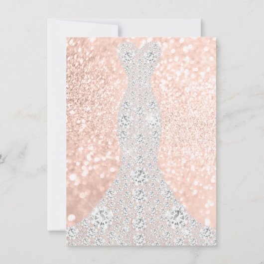 Bridal Dress Roos VIP Blush Roos Diamond Kaart (Achterkant)