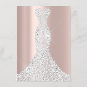 Bridal Dress Roos VIP Roze Rose Diamond Kaart