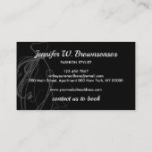 Bridal Dress van Black Wedding Gown Visitekaartje (Achterkant)